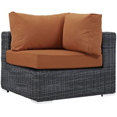 Summon Outdoor Patio Sunbrella Corner In Canvas Tuscan