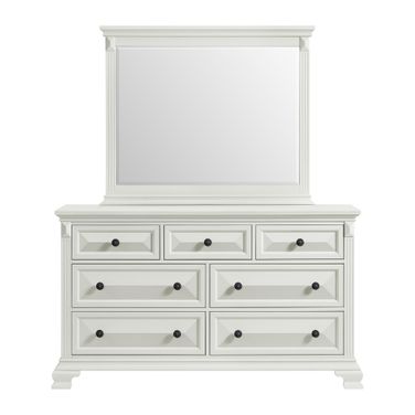 Sumner Dresser and Mirror Set In Antique White