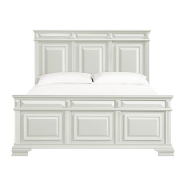 Sumner King Panel Bed In Antique White