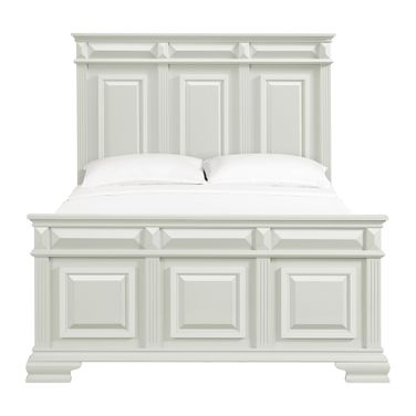 Sumner Queen Panel Bed In Antique White
