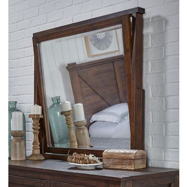 Sun Valley Rustic Timber Mirror