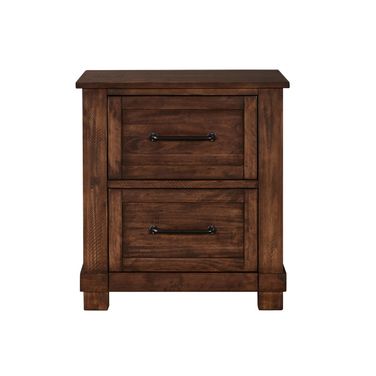 Sun Valley Rustic Timber Nightstand