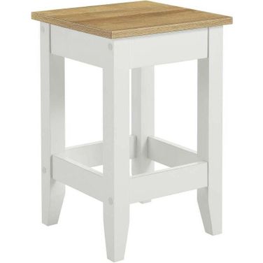 Sunbrook Kitchen Stool In Oak White
