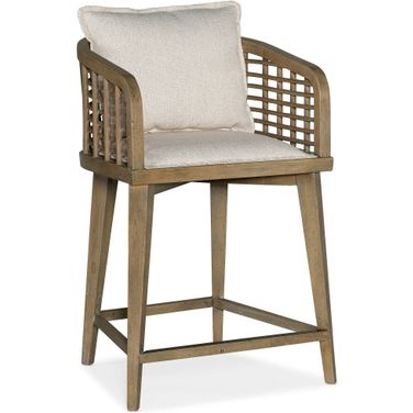 Surfrider Sundance Barrel Back Counter Stool
