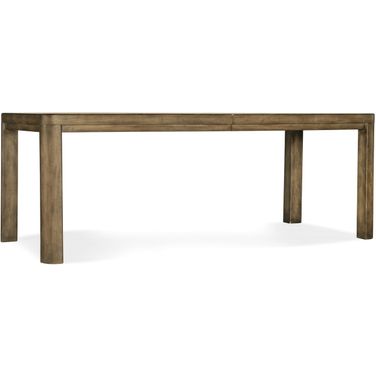Sundance Rectangle Dining Table with One 18 Inch Leaf In Dark Wood