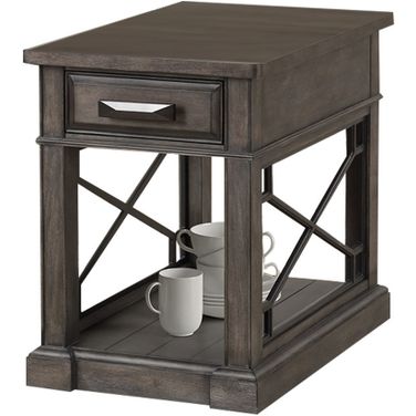 Sundance Smokey Gray Chairside End Table