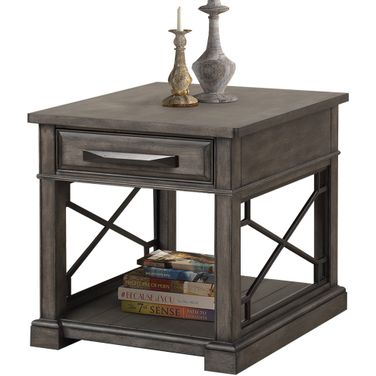 Sundance Smokey Gray End Table