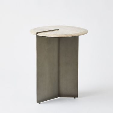 Sundial Accent Table In Grey