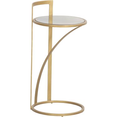 Sundries French 75 Drink Table In Gold