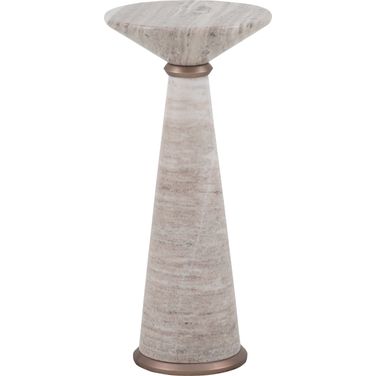 Sundries Rivers Drink Table In Bronze and Warm Grey