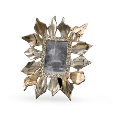 Sunflower Photo Frame (5x7) In Silver