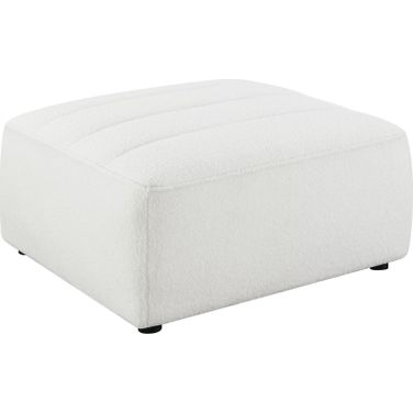 Sunny Upholstered Ottoman Natural