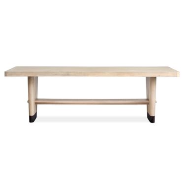 Sunset Cove Trestle Dining Table In Sanibel Brown