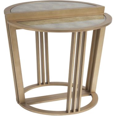 Sunset Key Brooke Bunching Accent Tables In Sand Drift