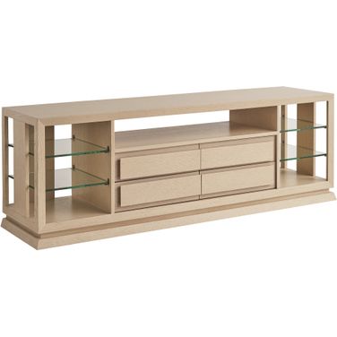 Sunset Key Carson Media Console In Sand Drift