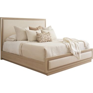Sunset Key Grayson King Upholstered Bed In Sand Drift