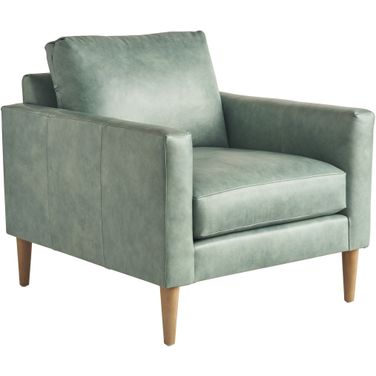 Sunset Key Marcella Leather Chair In Champagne