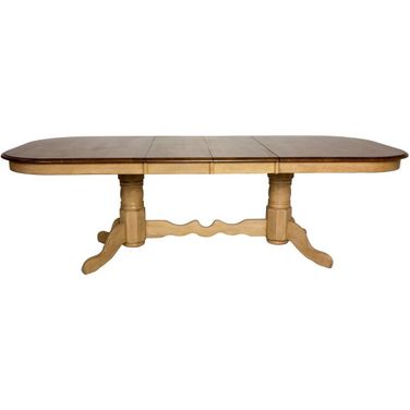 Sunset Trading Brook Trestle Extendable Dining Table