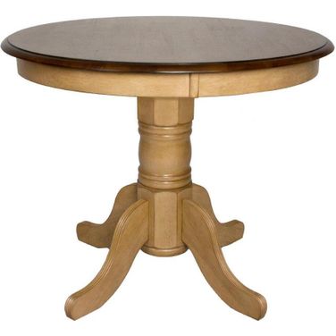 Sunset Trading Brook Round Pedestal Dining Table