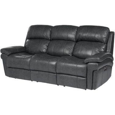 Sunset Trading Luxe Leather Reclining Sofa with Power Headrest