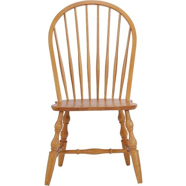 Sunset Trading Oak Selections Windsor Spindleback Dining Chair Light Oak