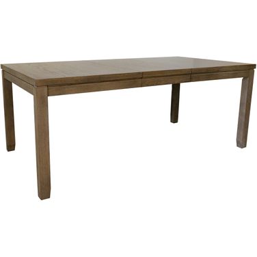 Saunders Extension Dining Table In Brown