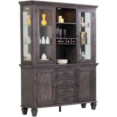 Sunset Trading Shades of Gray China Cabinet