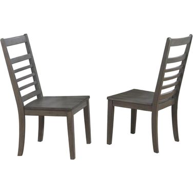 Sunset Trading Shades of Gray Large Wood Dining Chair