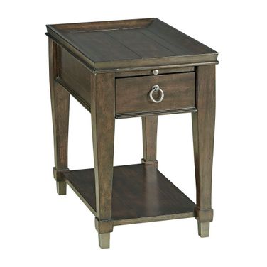 Sunset Valley Chairside Table In Rich Mocha