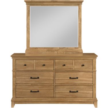 Sunstone Mirror In Honey Brown