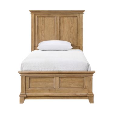 Sunstone Twin Panel Bed in Natural