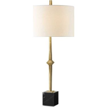 Suranne Table Lamp In Brass and Black