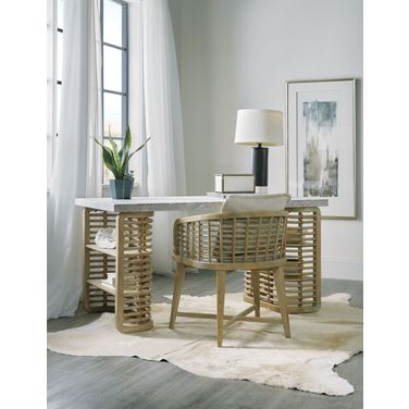 Surfrider Light Wood Home Office Set