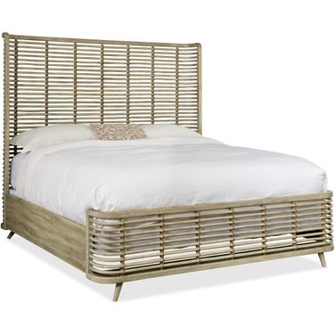 Surfrider King Rattan Bed