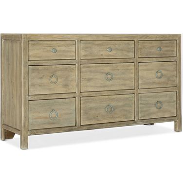 Surfrider Nine-Drawer Dresser