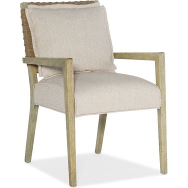 Surfrider Woven Back Arm Chair set of 2