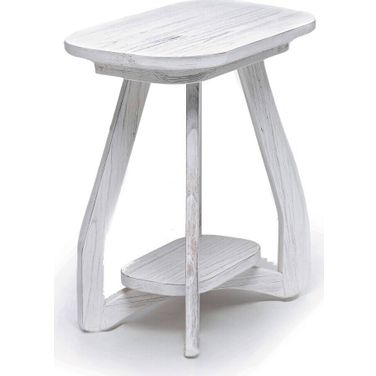 Surfside Chairside Table In White
