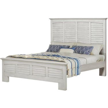 Surfside King Bed In White