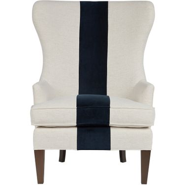 Surfside Wing Chair In Onyx