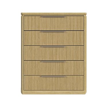 Sutton 5-Drawer Chest In Natural