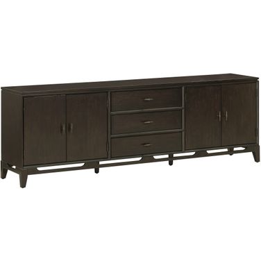 Sutton 85 Inch Console with 4 Doors In French Roast