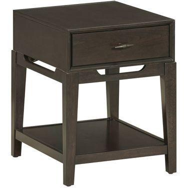 Sutton Chairside Table In French Roast