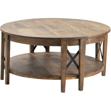 Sutton Creek Cocktail Table In Brown and Black