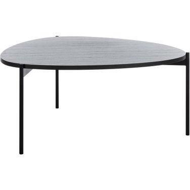 Sven Dark Gray Oak and Black Coffee Table
