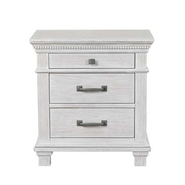 Swanley Nightstand In Weathered Gray