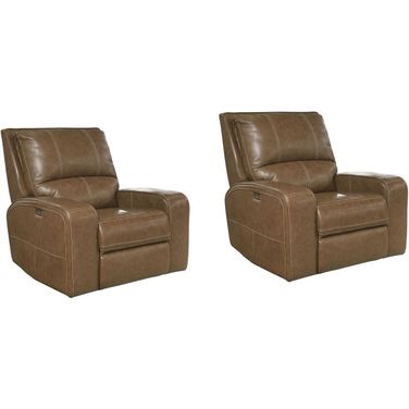 Swift Power Recliner Set of 2 In Bourbon