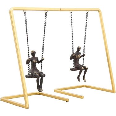 Swinging People Bookends Set of 2