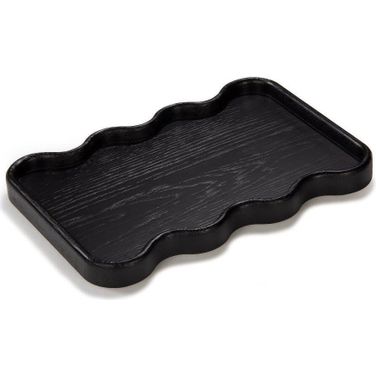 Swirl Tray In Charcoal