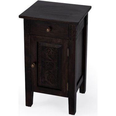 Switra 1 Door 1 Drawer End Table In Coffee