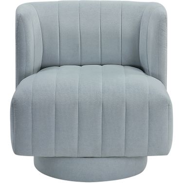 Joyce Swivel Chair In Gray
